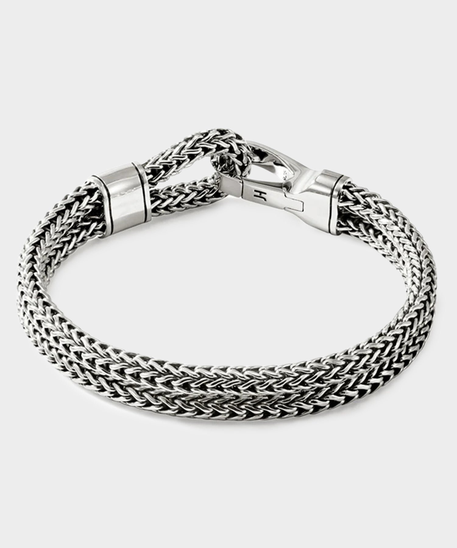 John Hardy Sterling Silver Double Row Bracelet