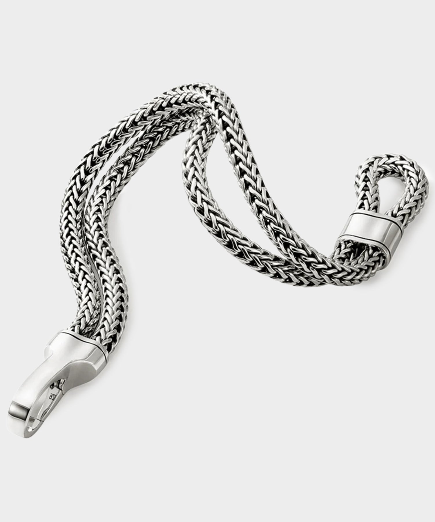John Hardy Sterling Silver Double Row Bracelet