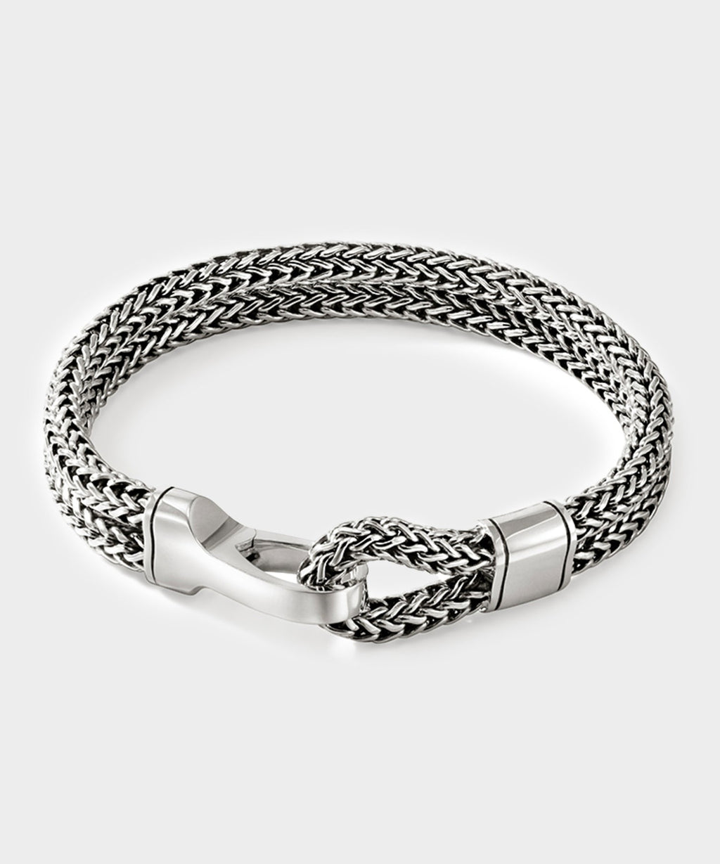 John Hardy Sterling Silver Double Row Bracelet