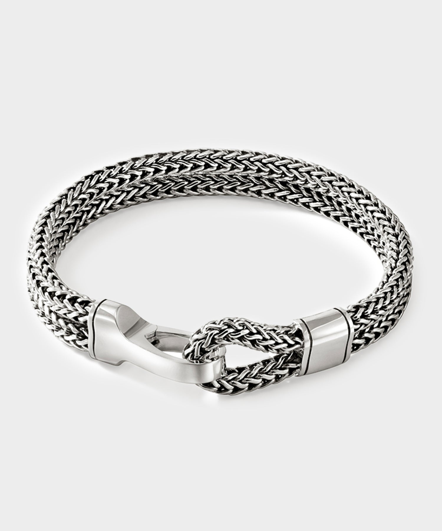 John Hardy Sterling Silver Double Row Bracelet