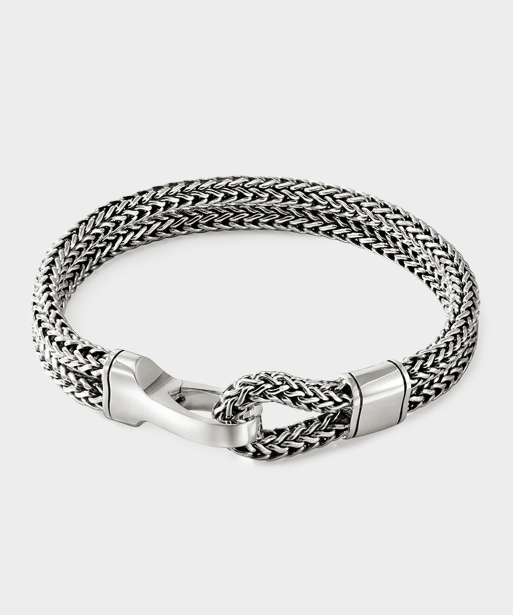 John Hardy Sterling Silver Double Row Bracelet