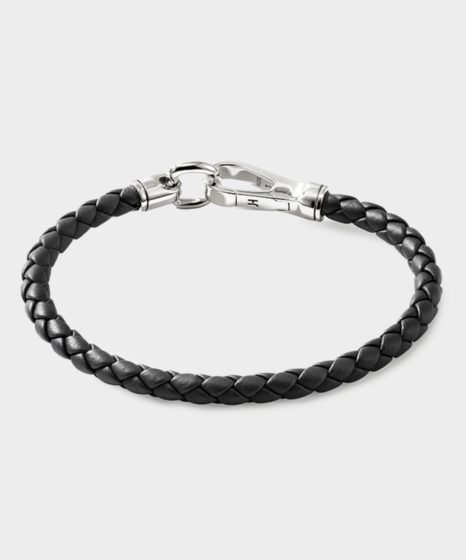 John Hardy Sterling Silver Leather Bracelet