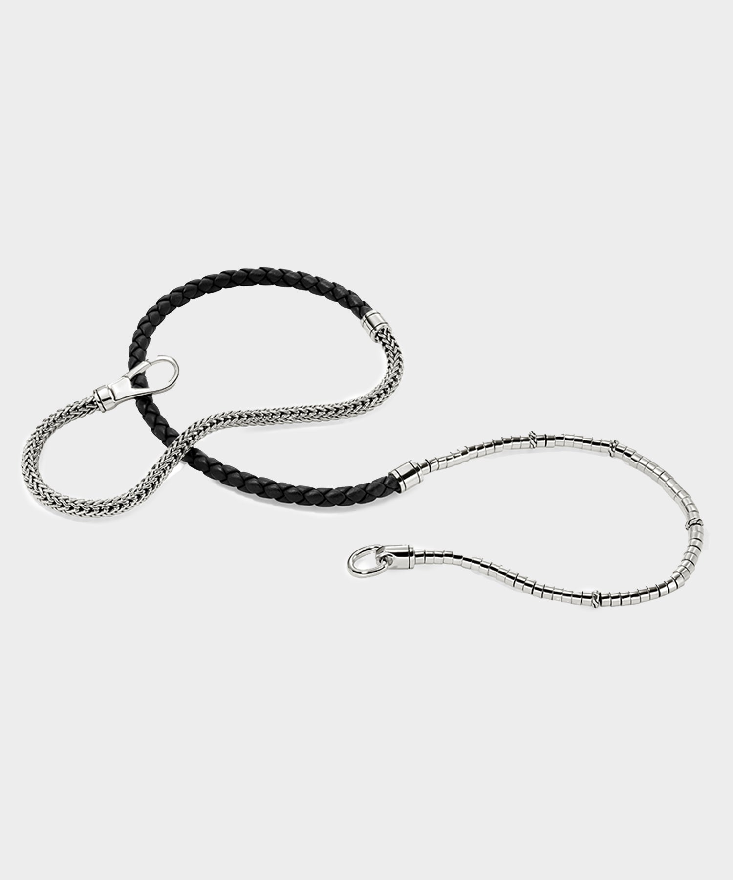 John Hardy Sterling Silver Heishi Triple Wrap Bracelet