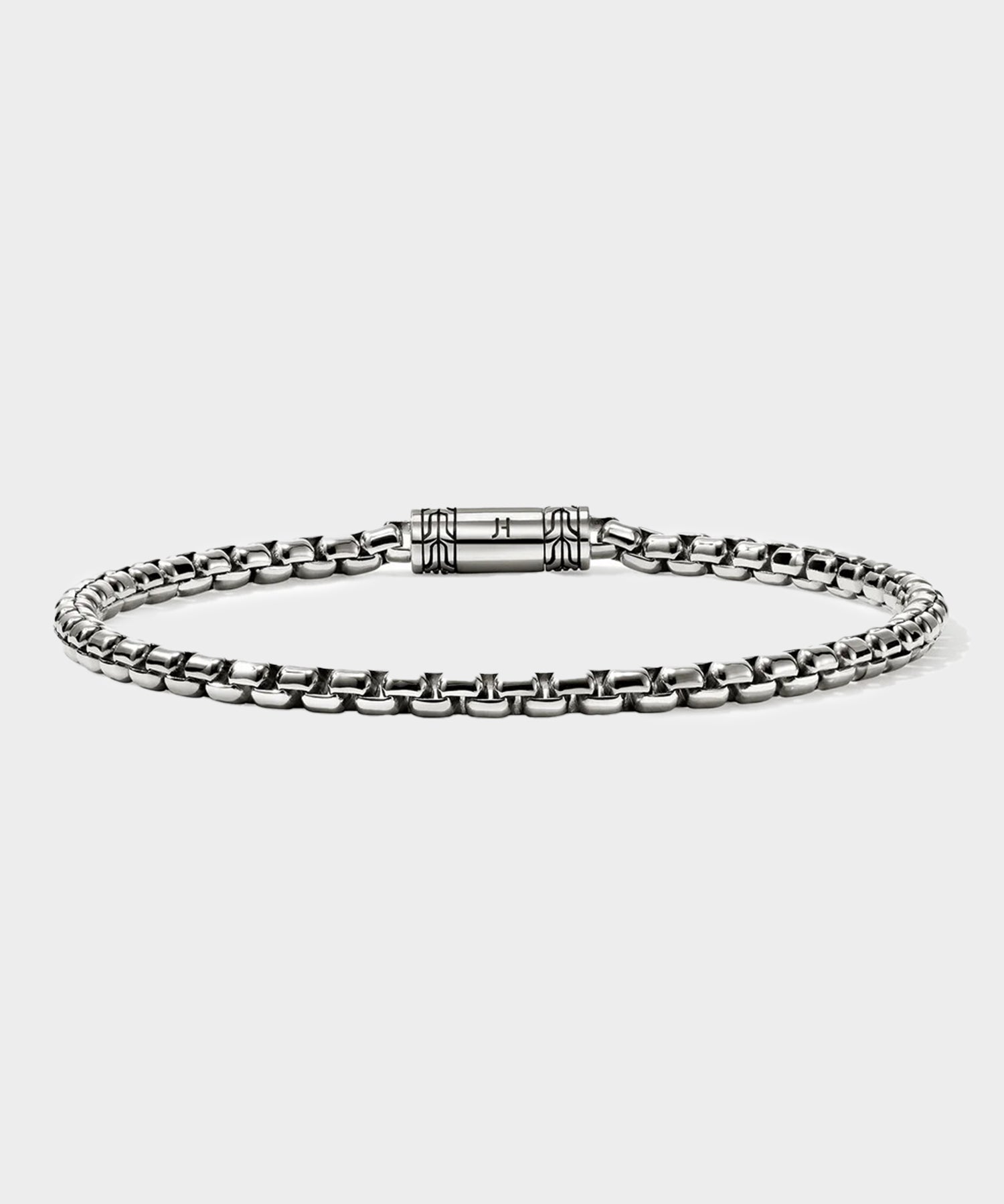 John Hardy Sterling Silver Box Chain Bracelet
