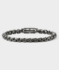 John Hardy Dark Sterling Silver Box Chain Bracelet