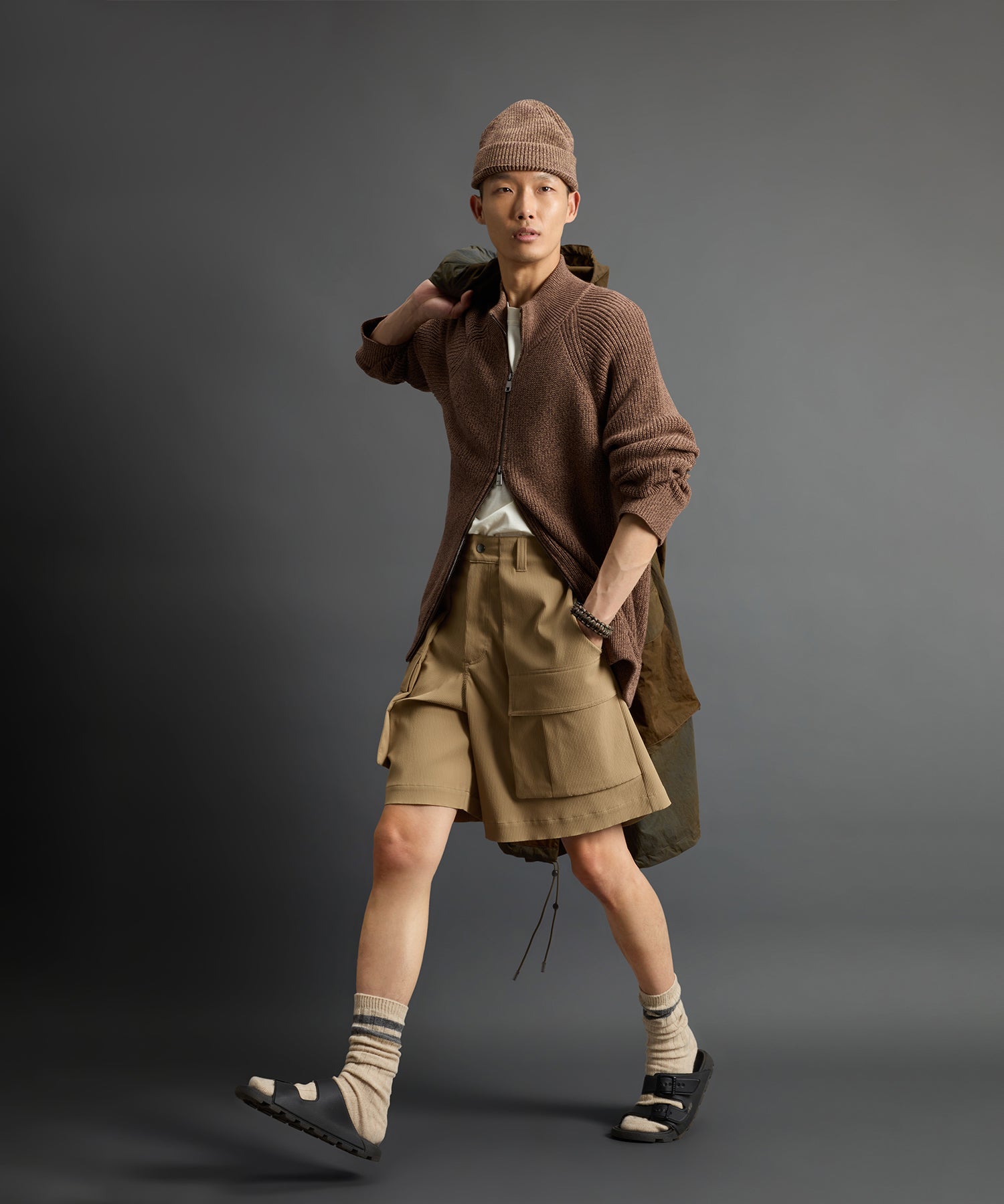Todd Snyder x Woolrich Cotton Zip-Up Sweater
