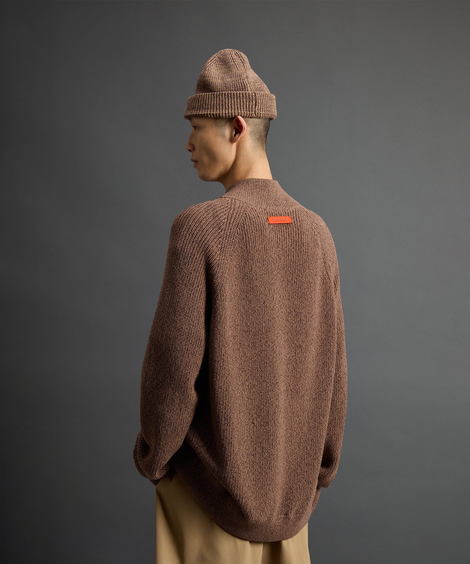 Todd Snyder x Woolrich Cotton Zip-Up Sweater