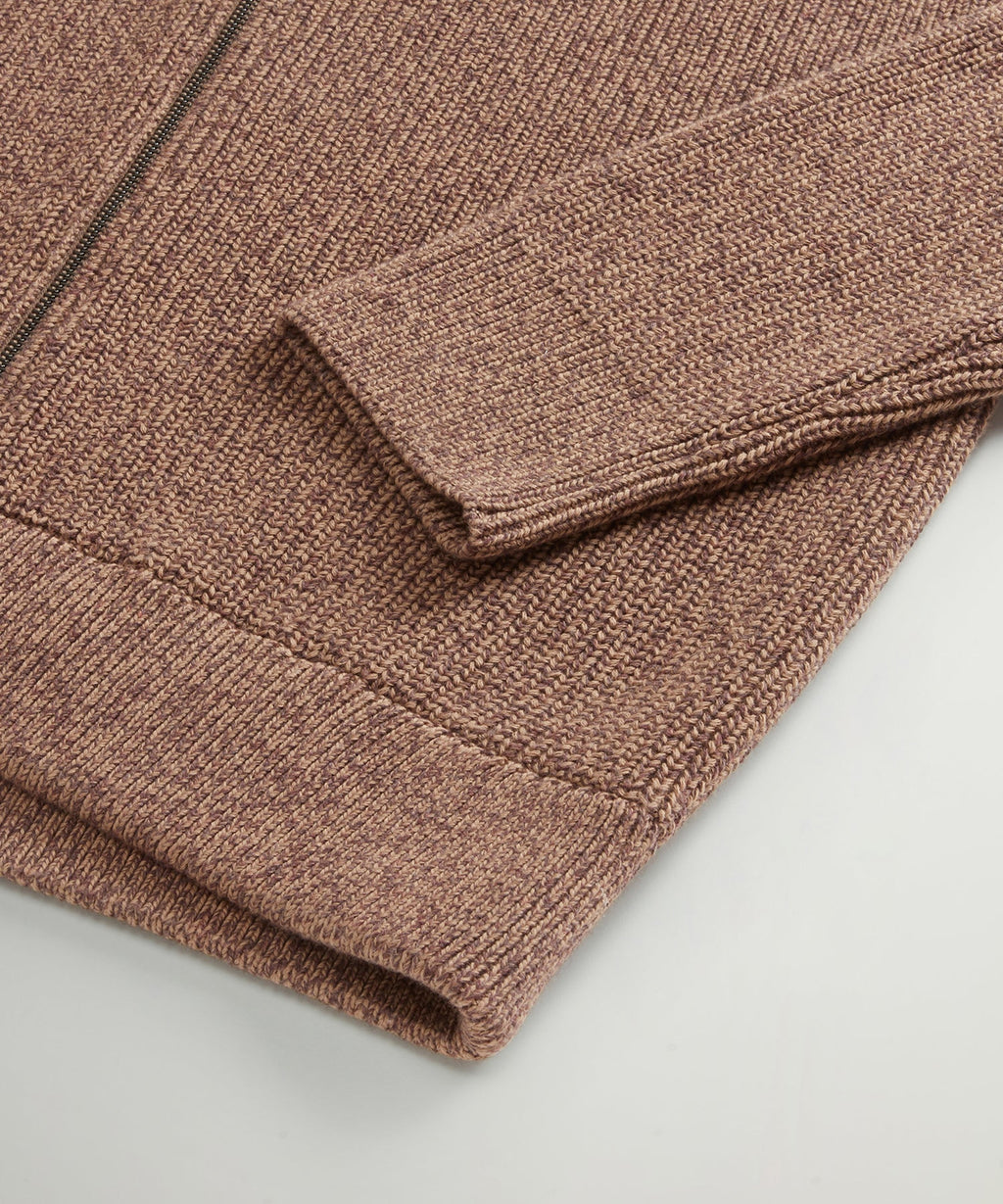 Todd Snyder x Woolrich Cotton Zip-Up Sweater