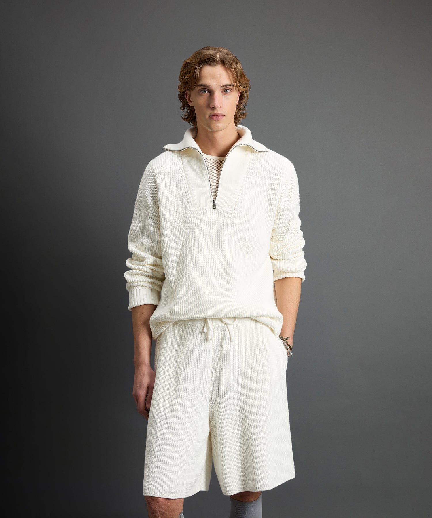 Todd Snyder x Woolrich Cotton Half-Zip Sweater
