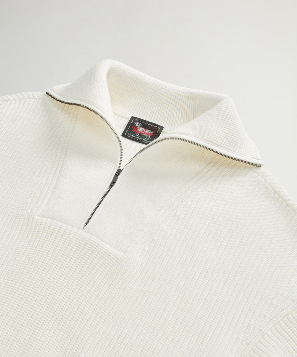 Todd Snyder x Woolrich Cotton Half-Zip Sweater