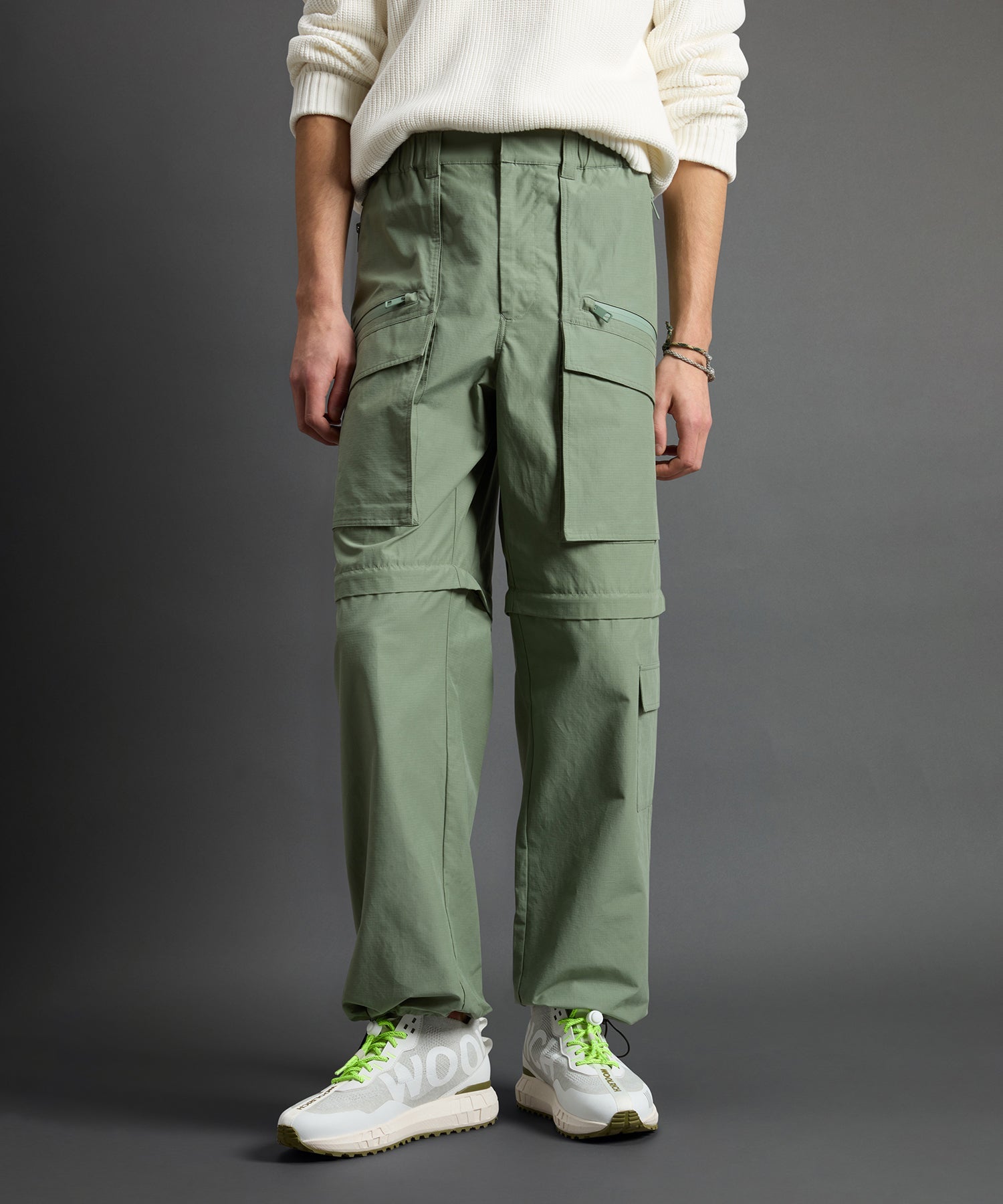 Todd Snyder x Woolrich Sneaker in Off White