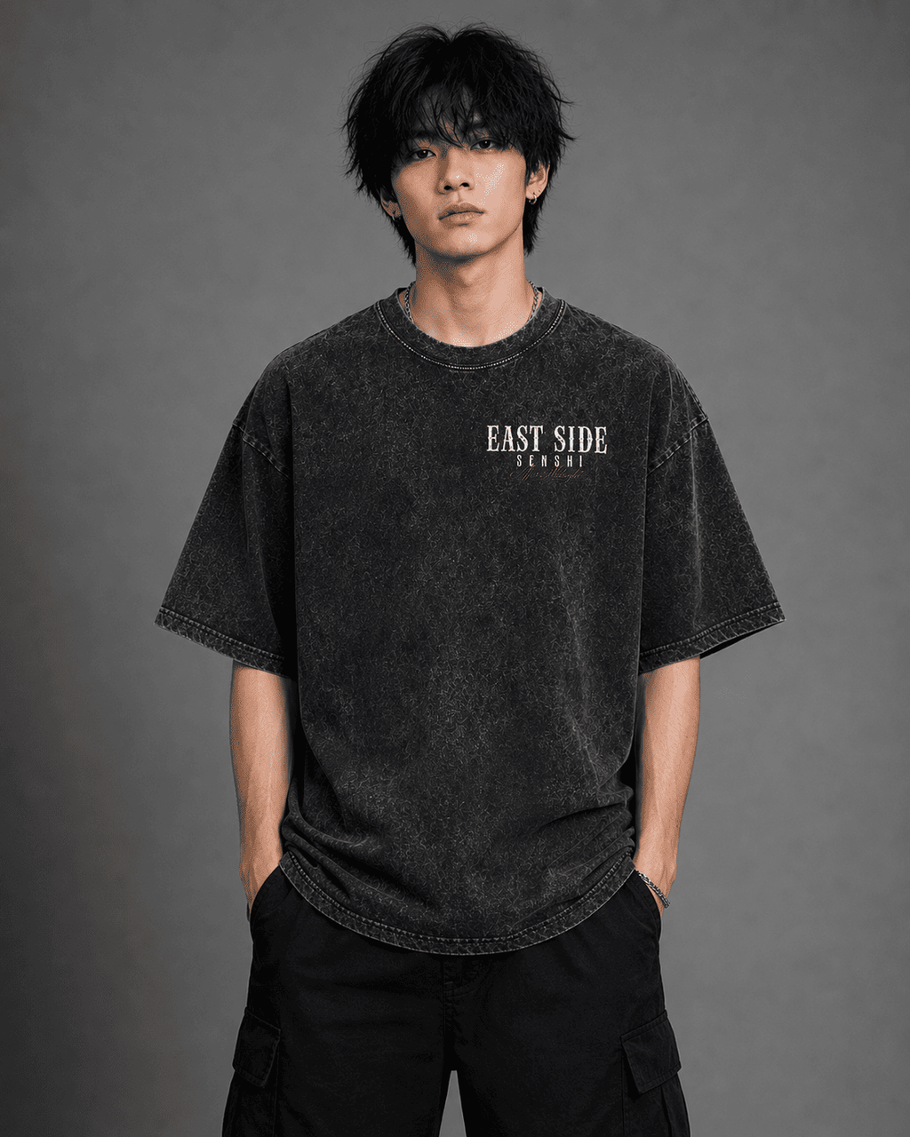 EAST SIDE BEST SIDE PREMIUM OVERSIZED VINTAGE TEE