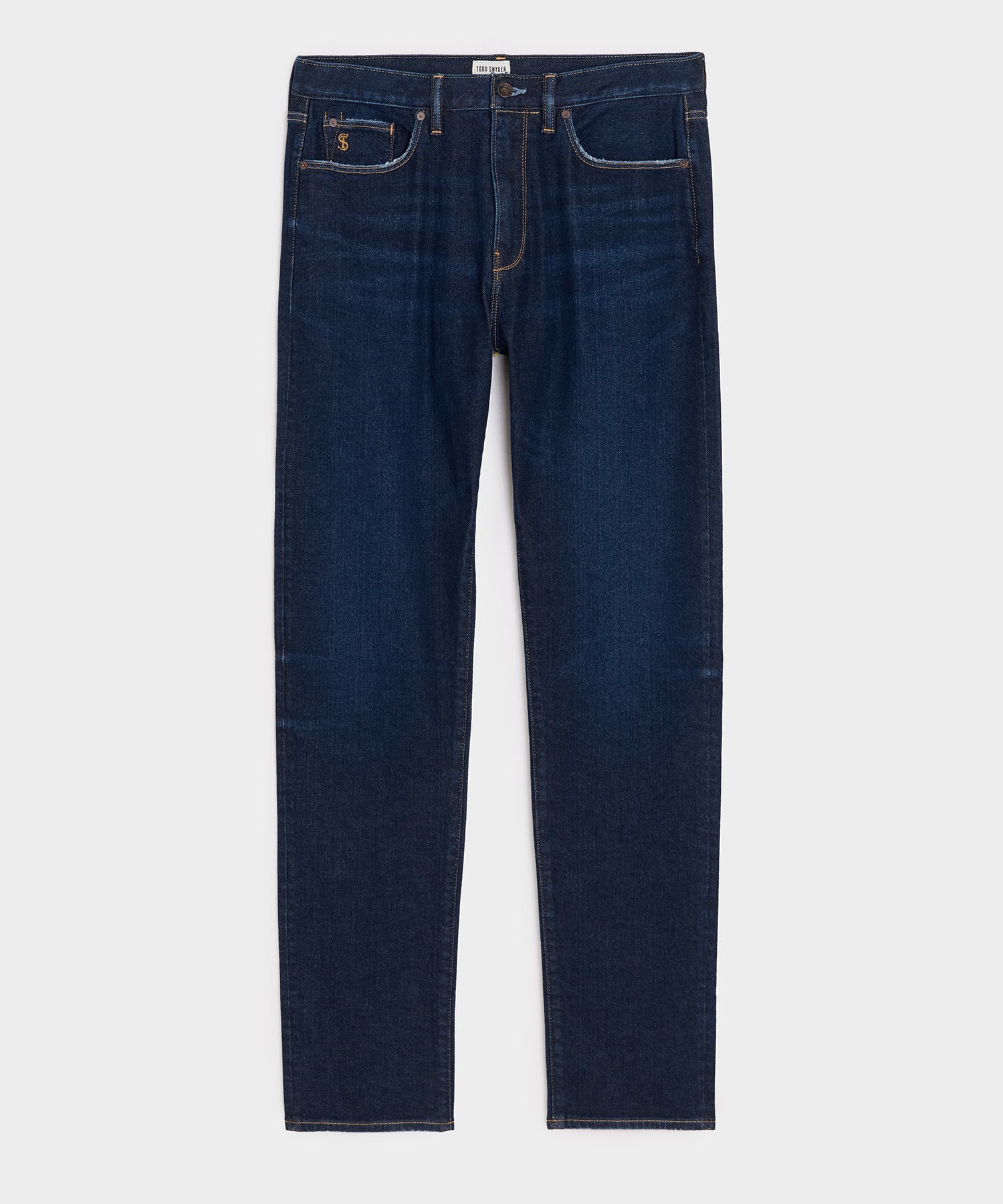 High-Rise Slim Stretch Jean in Dark Indigo