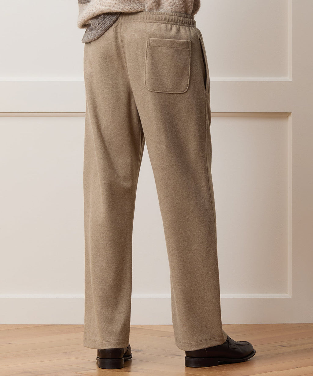 Relaxed Camel-Cashmere Lounge Pant