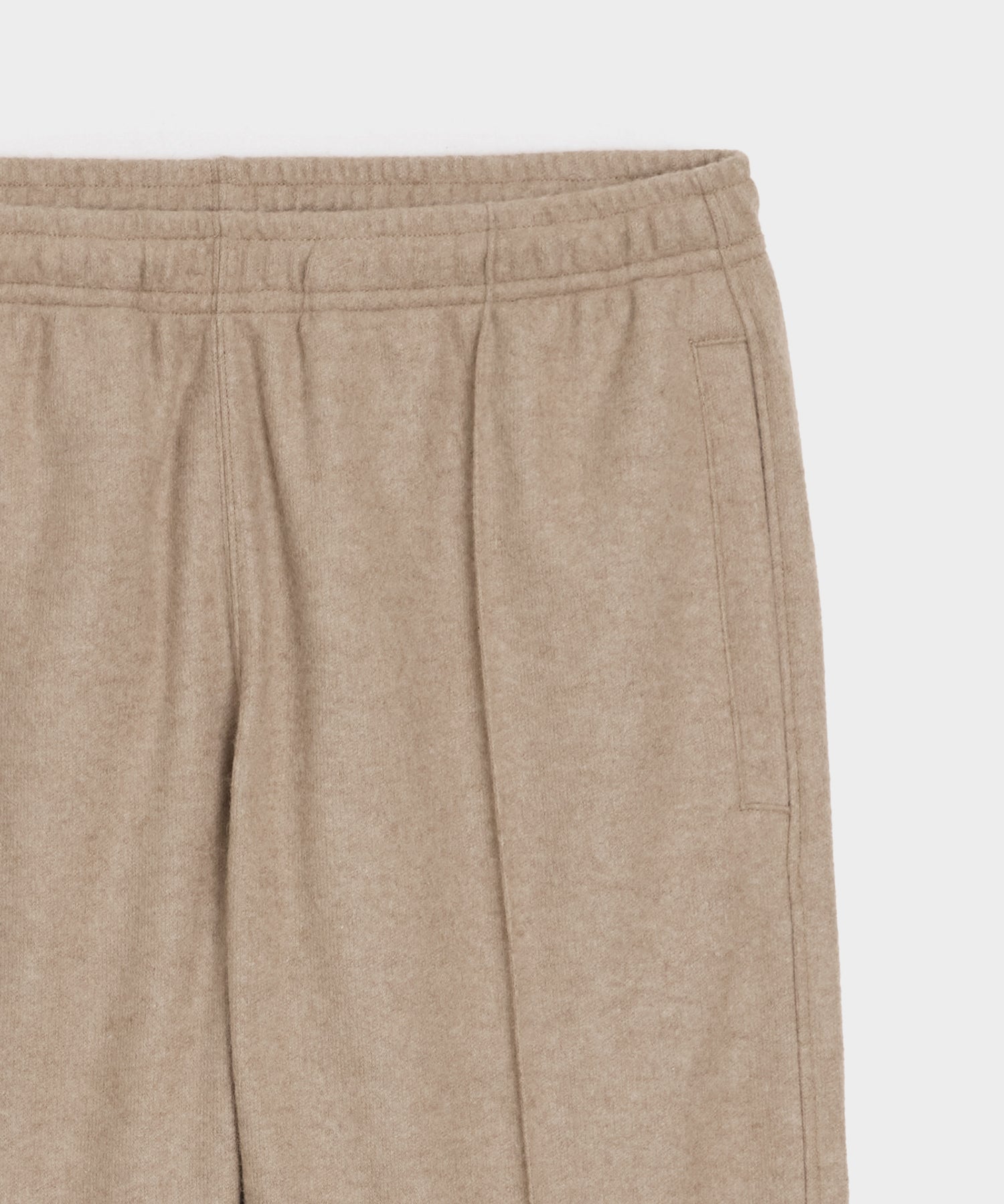 Relaxed Camel-Cashmere Lounge Pant