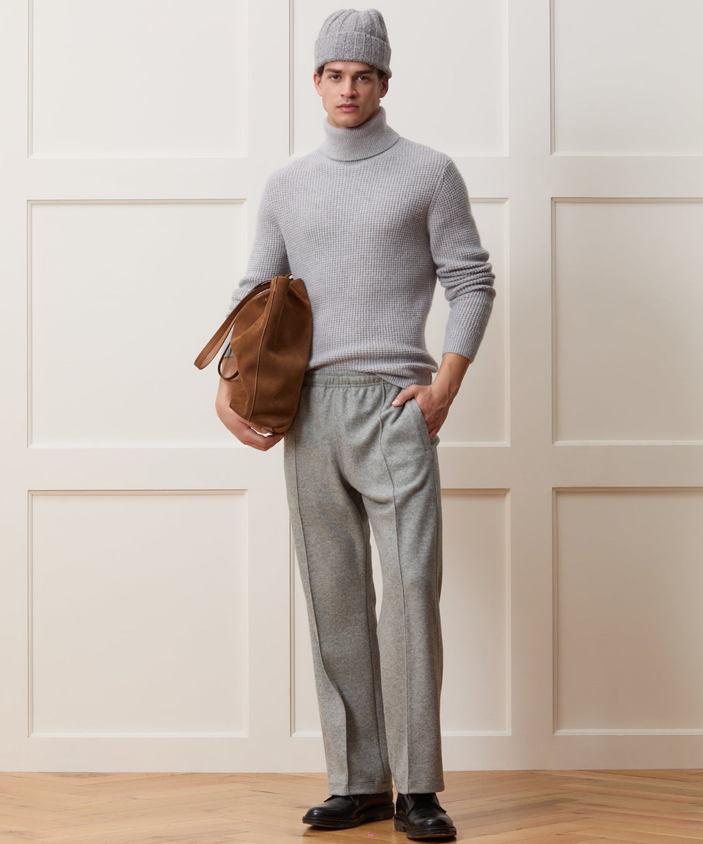 Relaxed Camel-Cashmere Lounge Pant