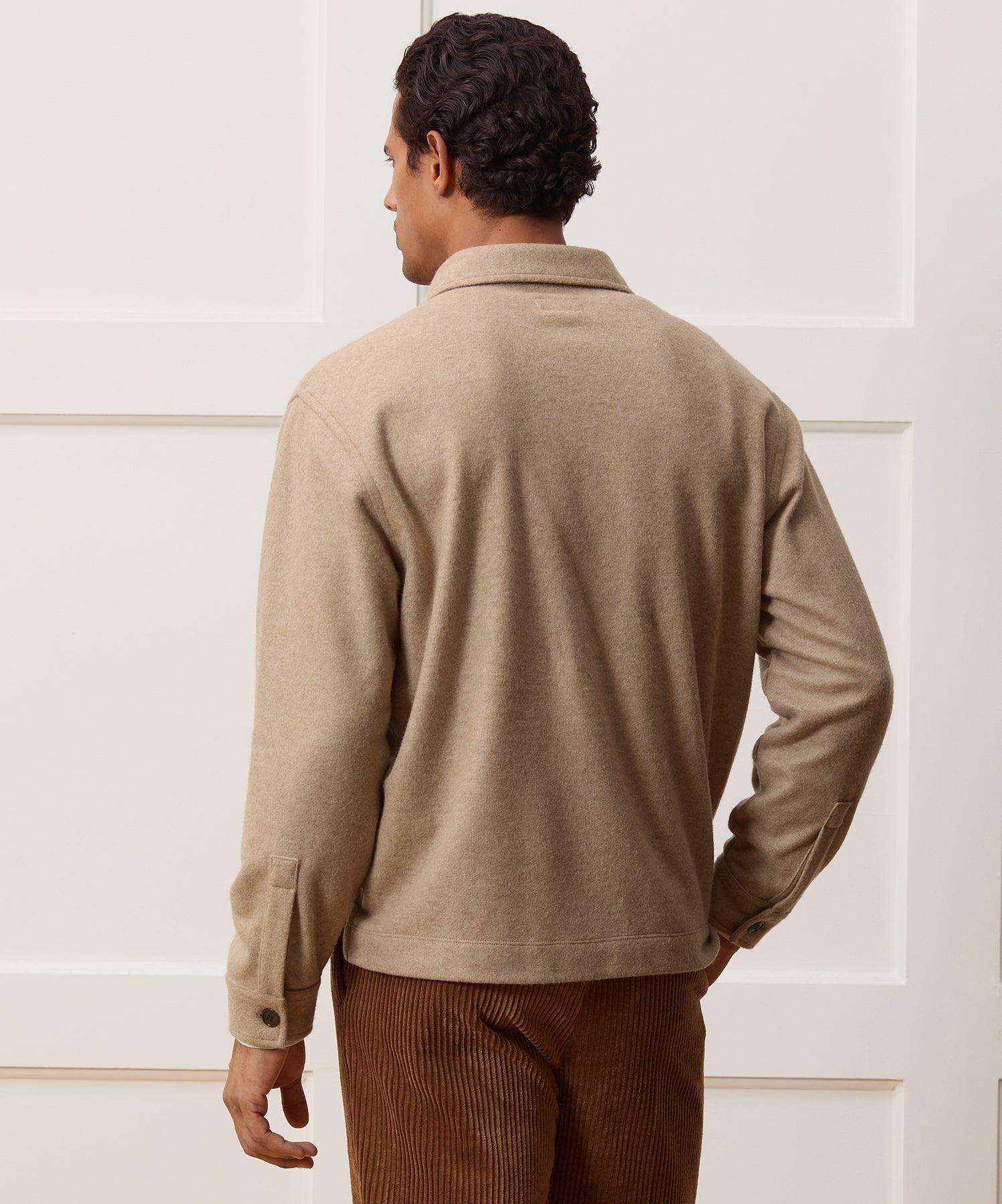 Camel-Cashmere Field Polo