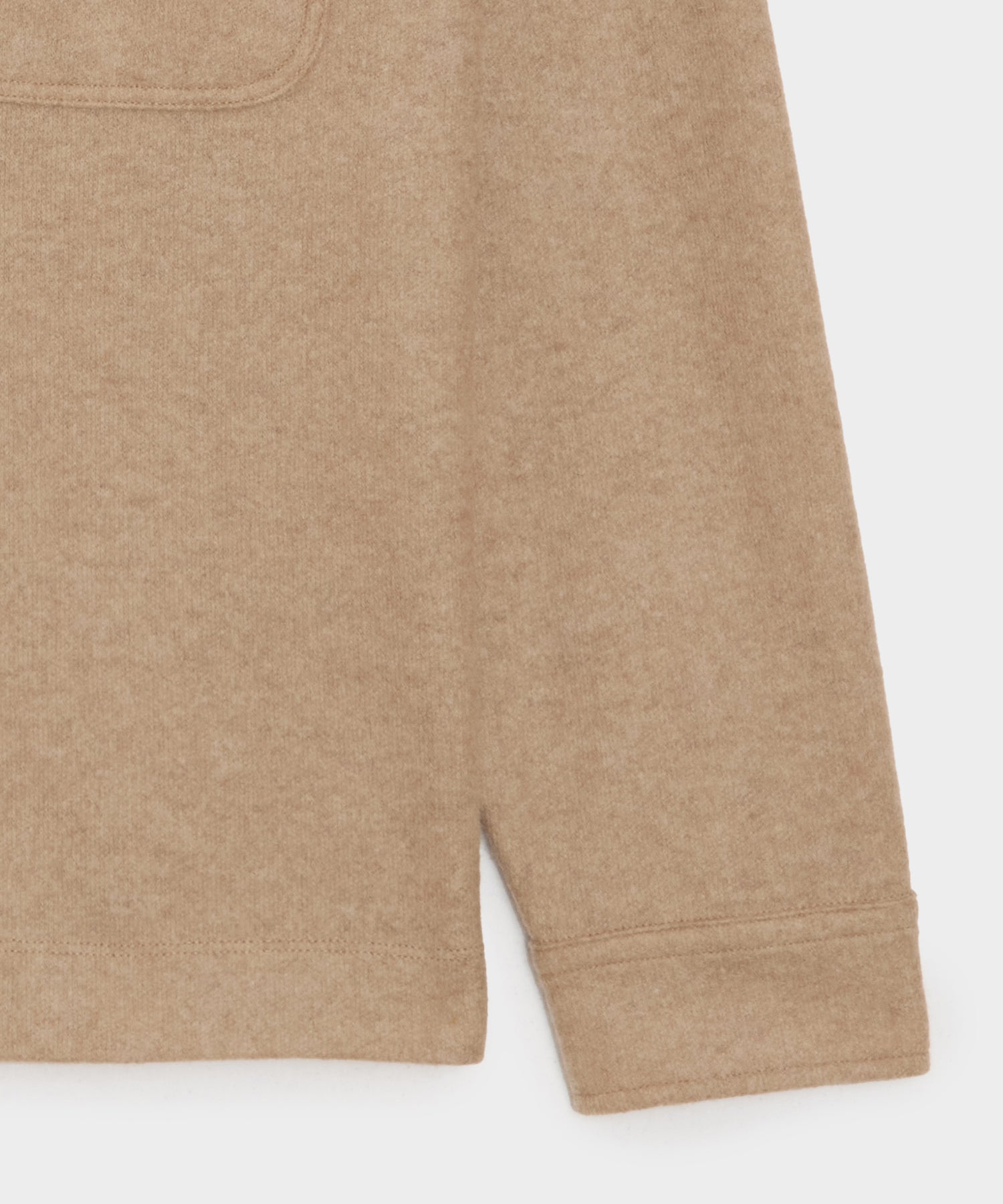 Camel-Cashmere Field Polo