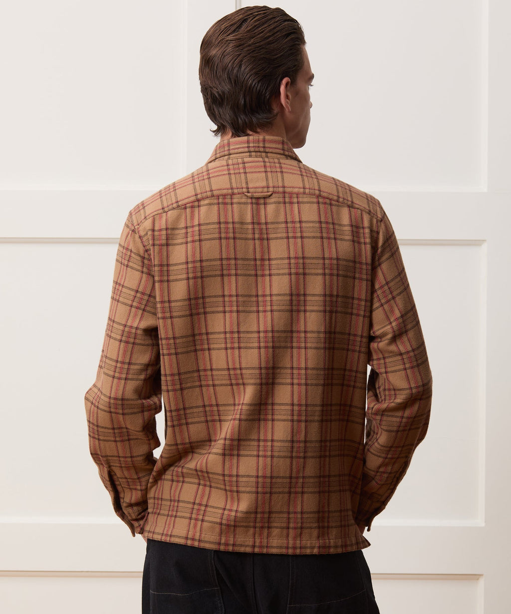 Italian Double-Brushed Flannel Shirt