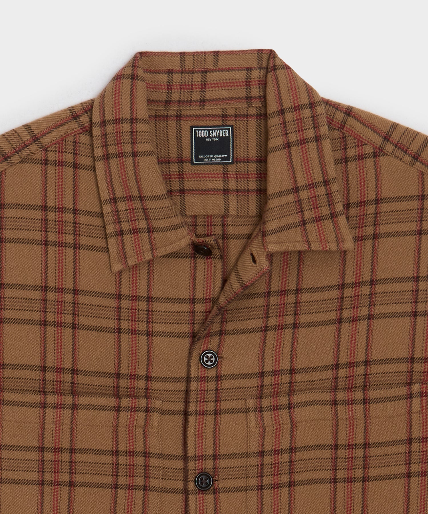 Italian Double-Brushed Flannel Shirt