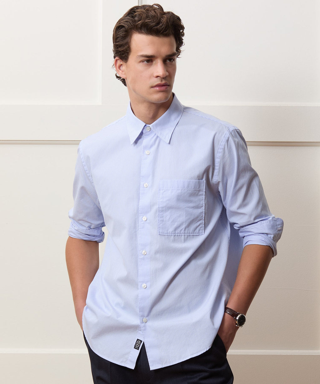 Easy Cut Poplin Sport Shirt
