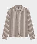 Brushed Poplin Camp Collar Shirt