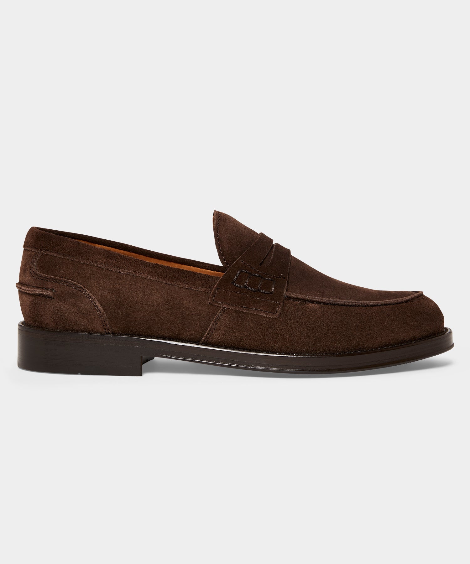 Italian Suede Penny Loafer