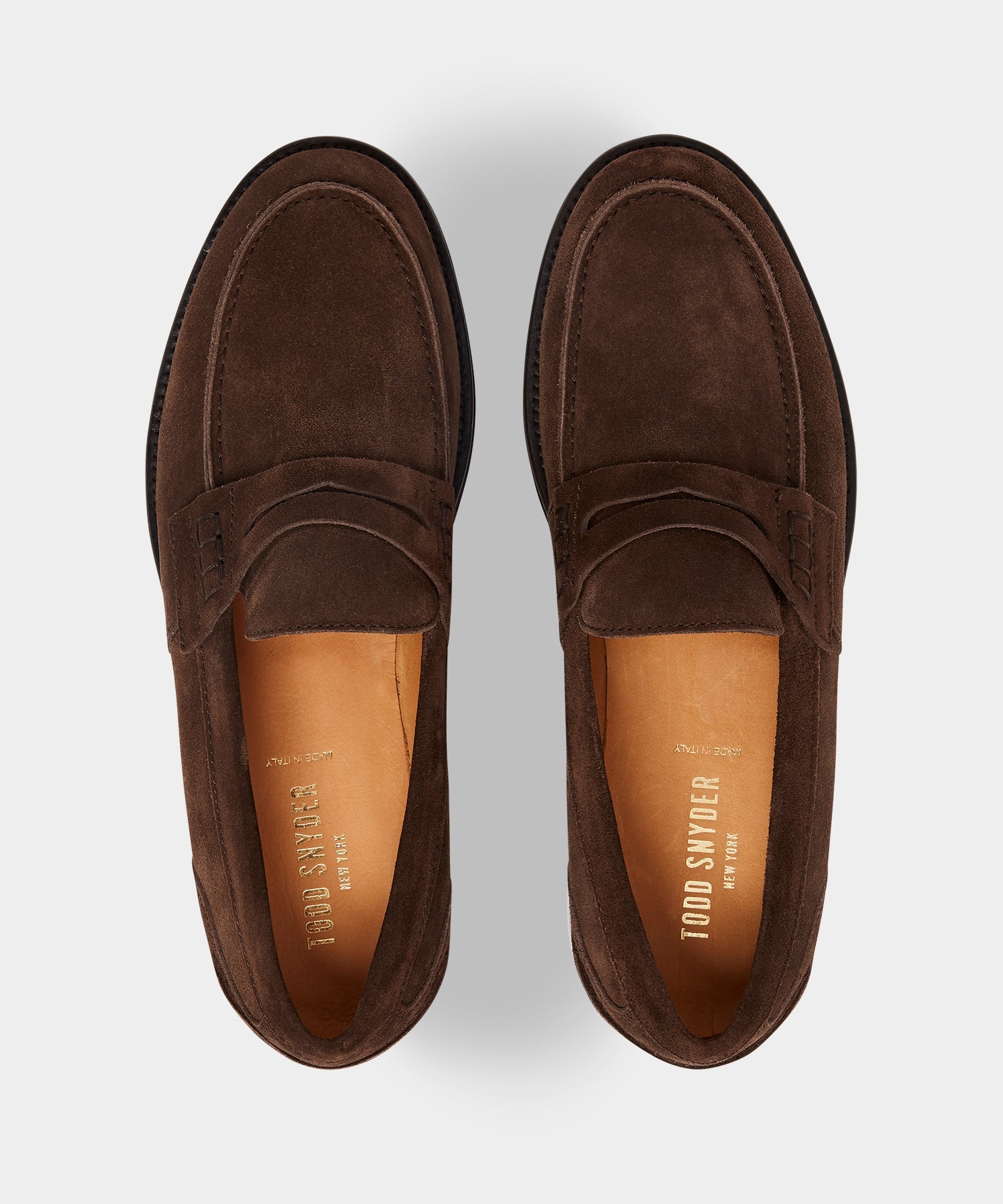 Italian Suede Penny Loafer