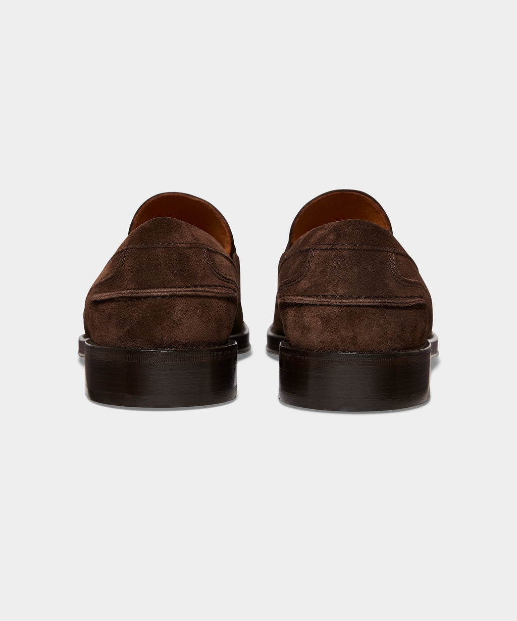 Italian Suede Penny Loafer
