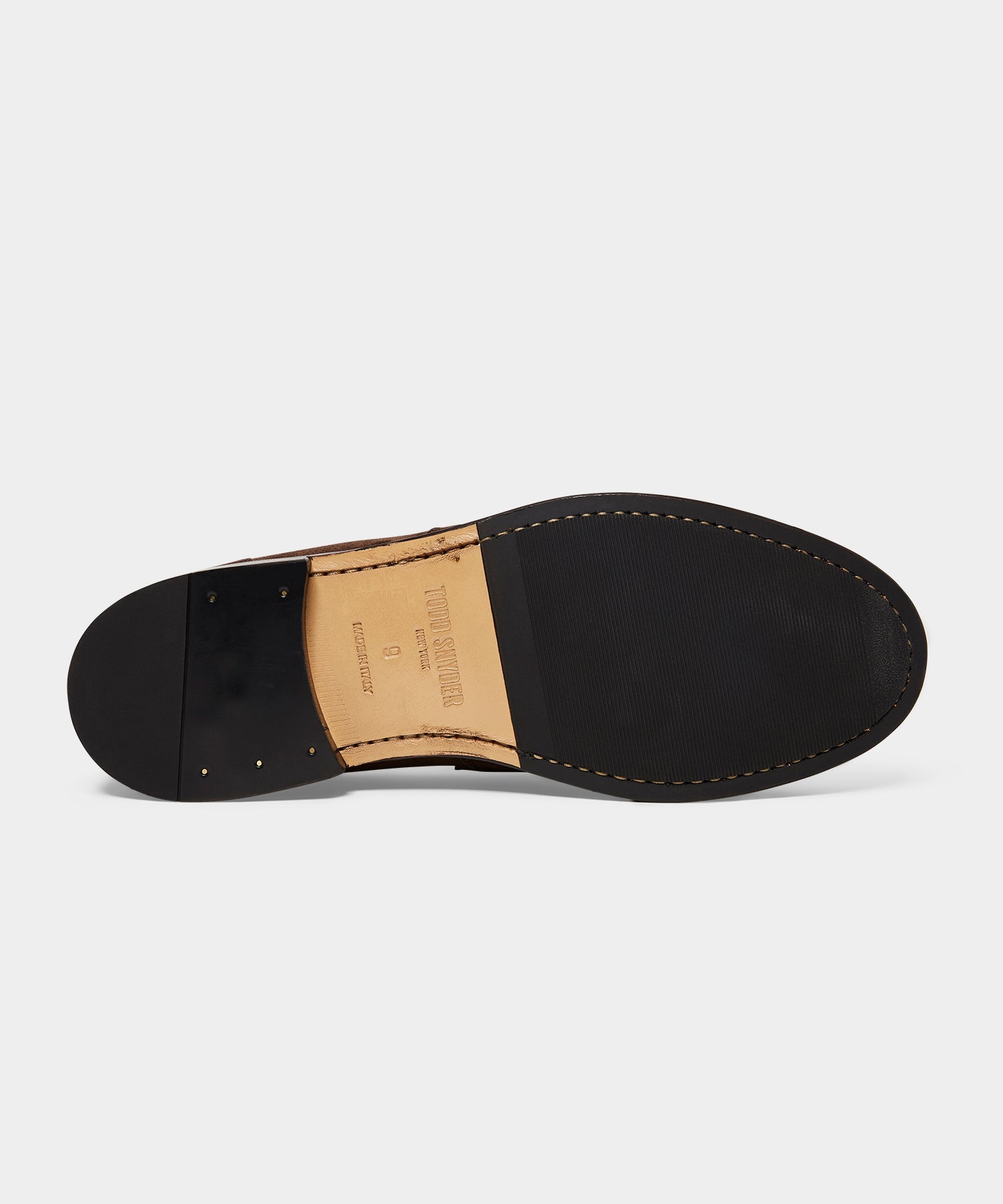 Italian Suede Penny Loafer