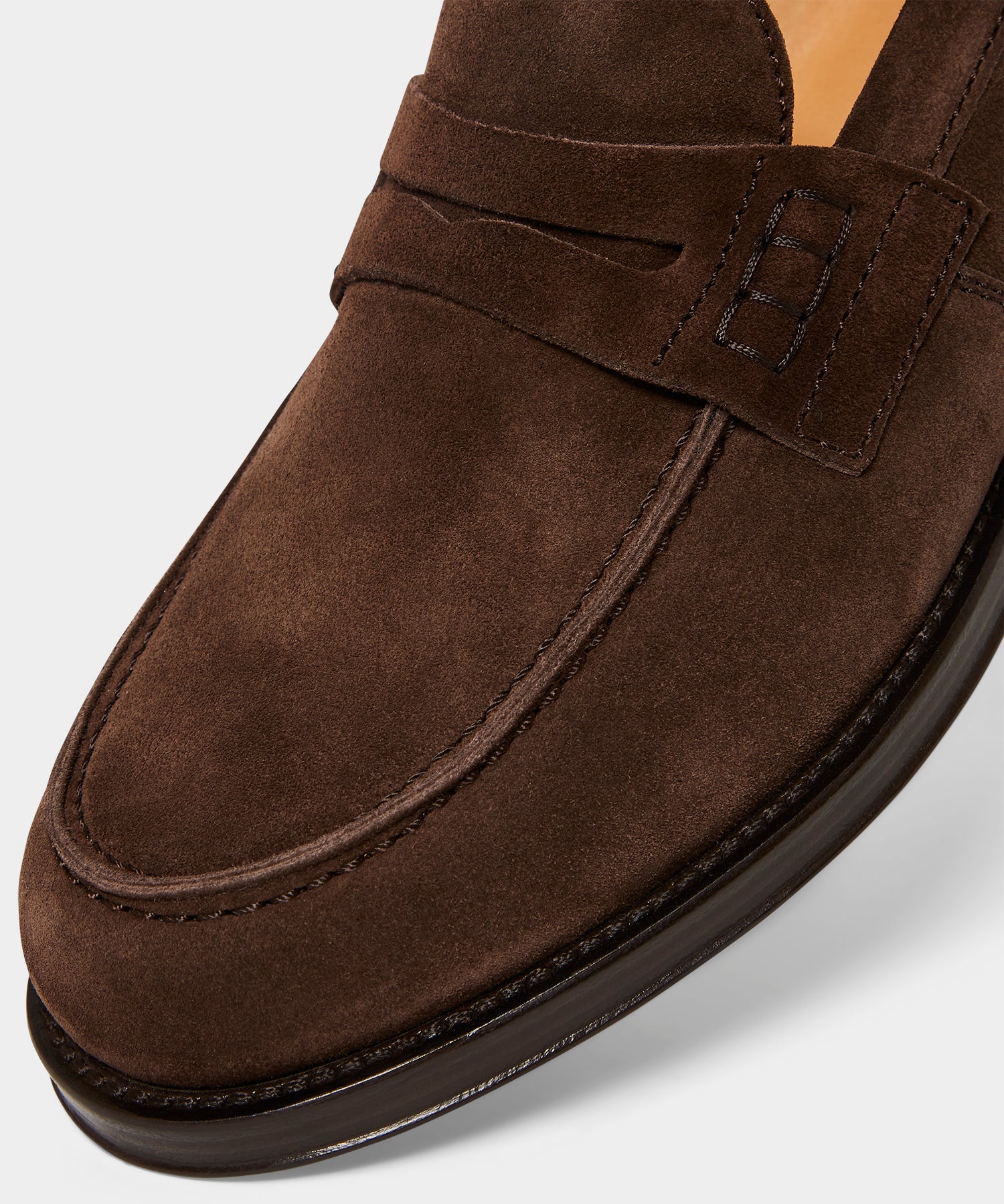 Italian Suede Penny Loafer