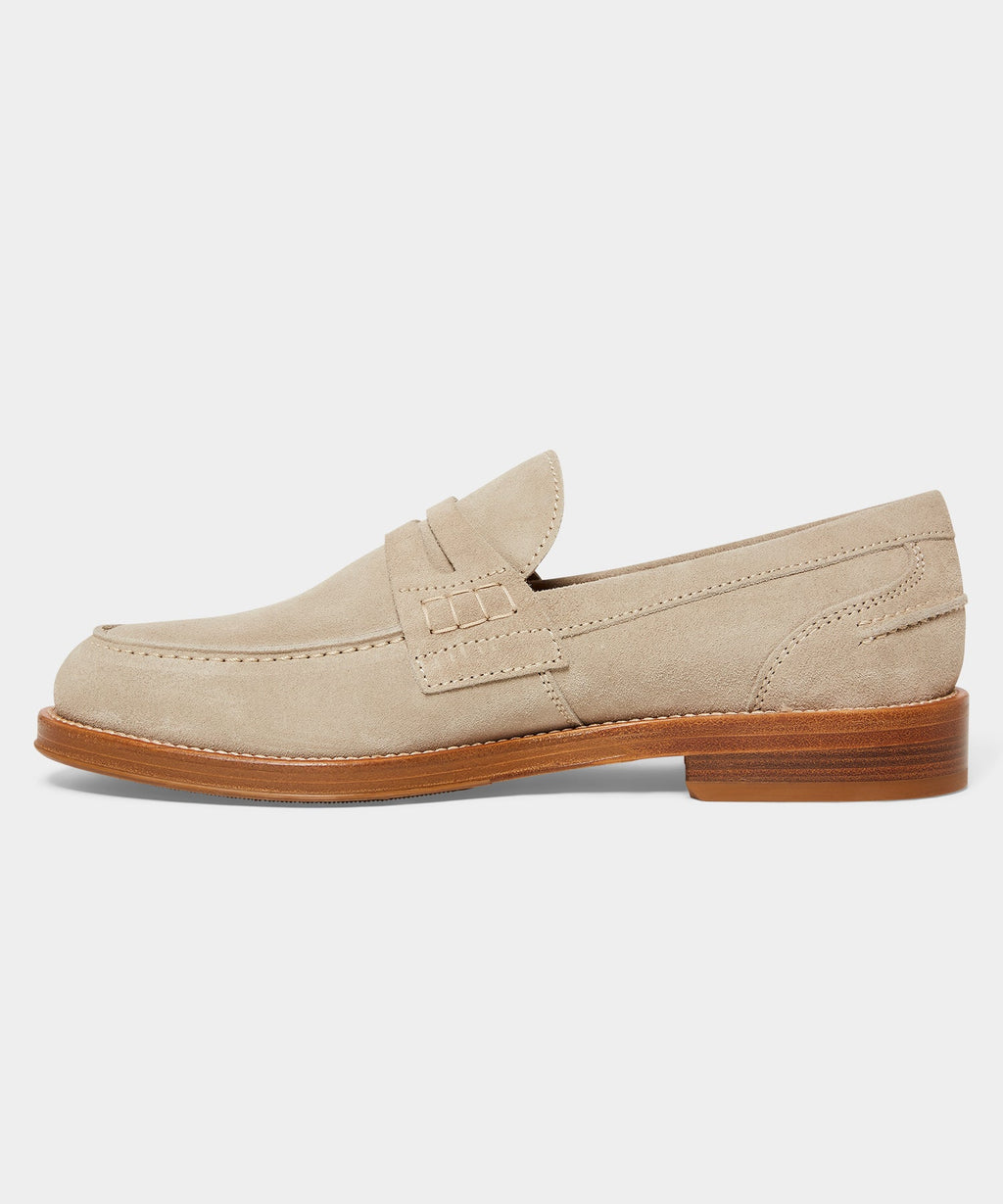 Italian Suede Penny Loafer