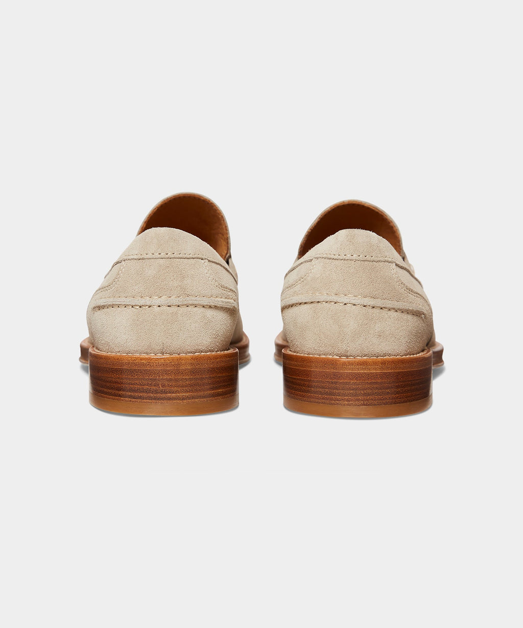 Italian Suede Penny Loafer