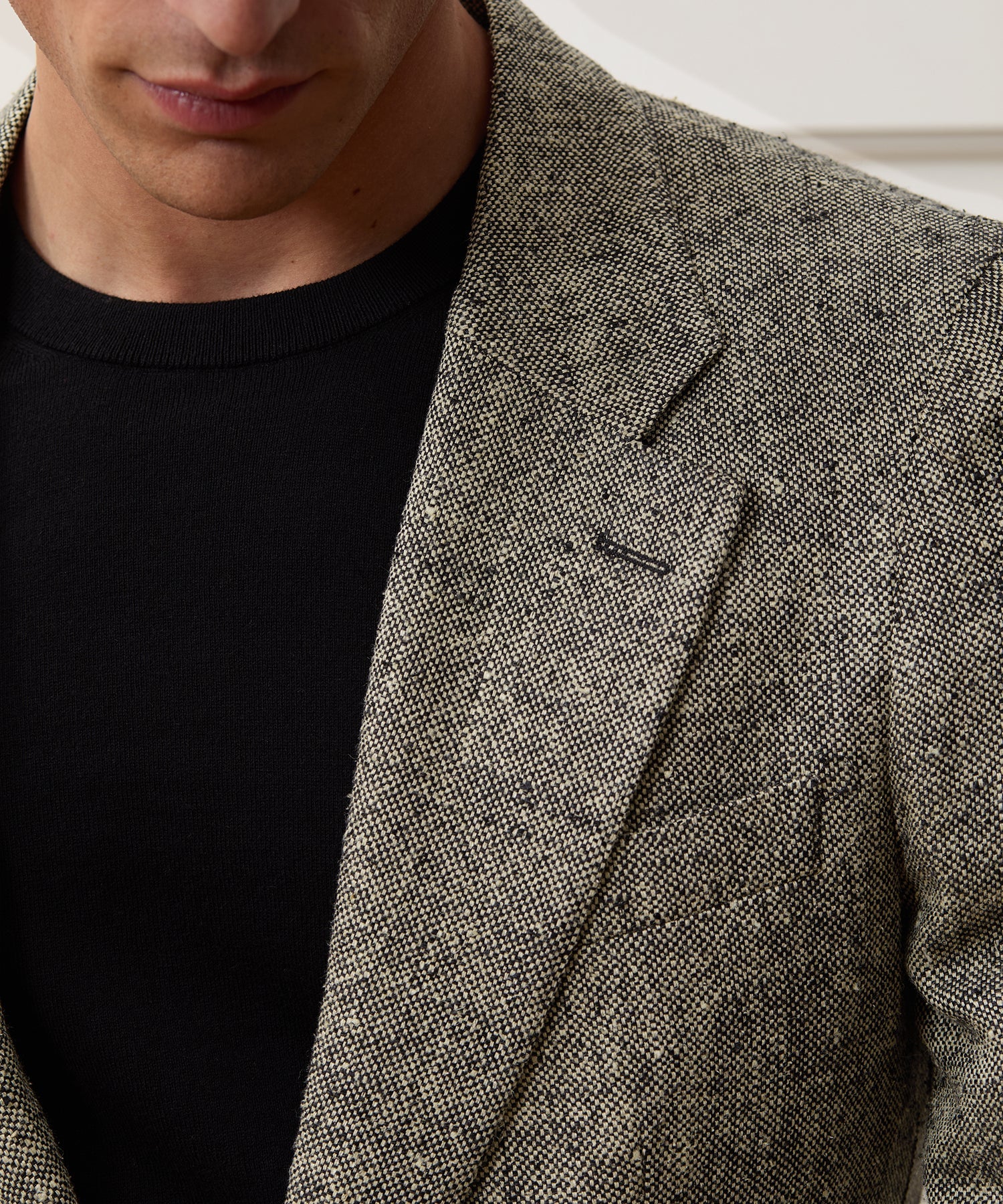 Italian Silk-Linen Donegal Sport Coat