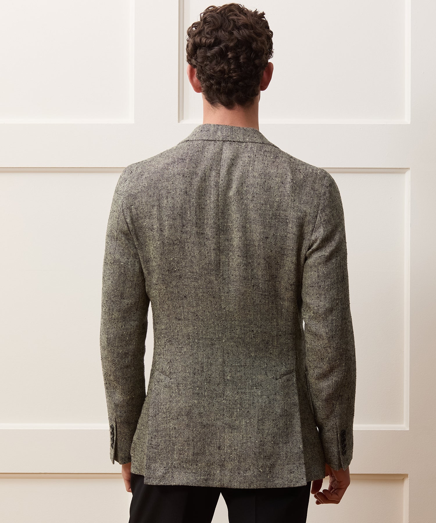 Italian Silk-Linen Donegal Sport Coat