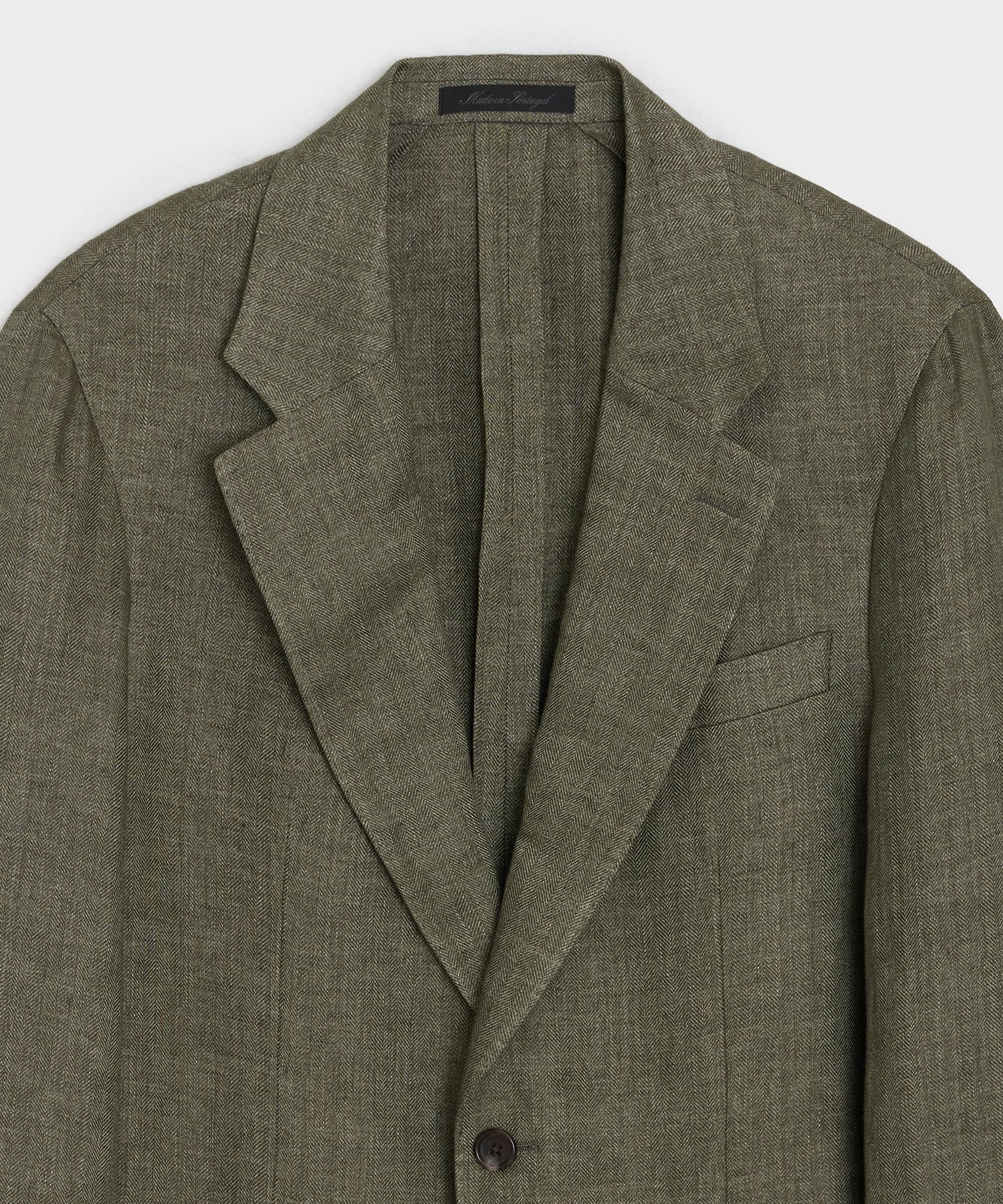 Italian Linen Herringbone Sport Coat