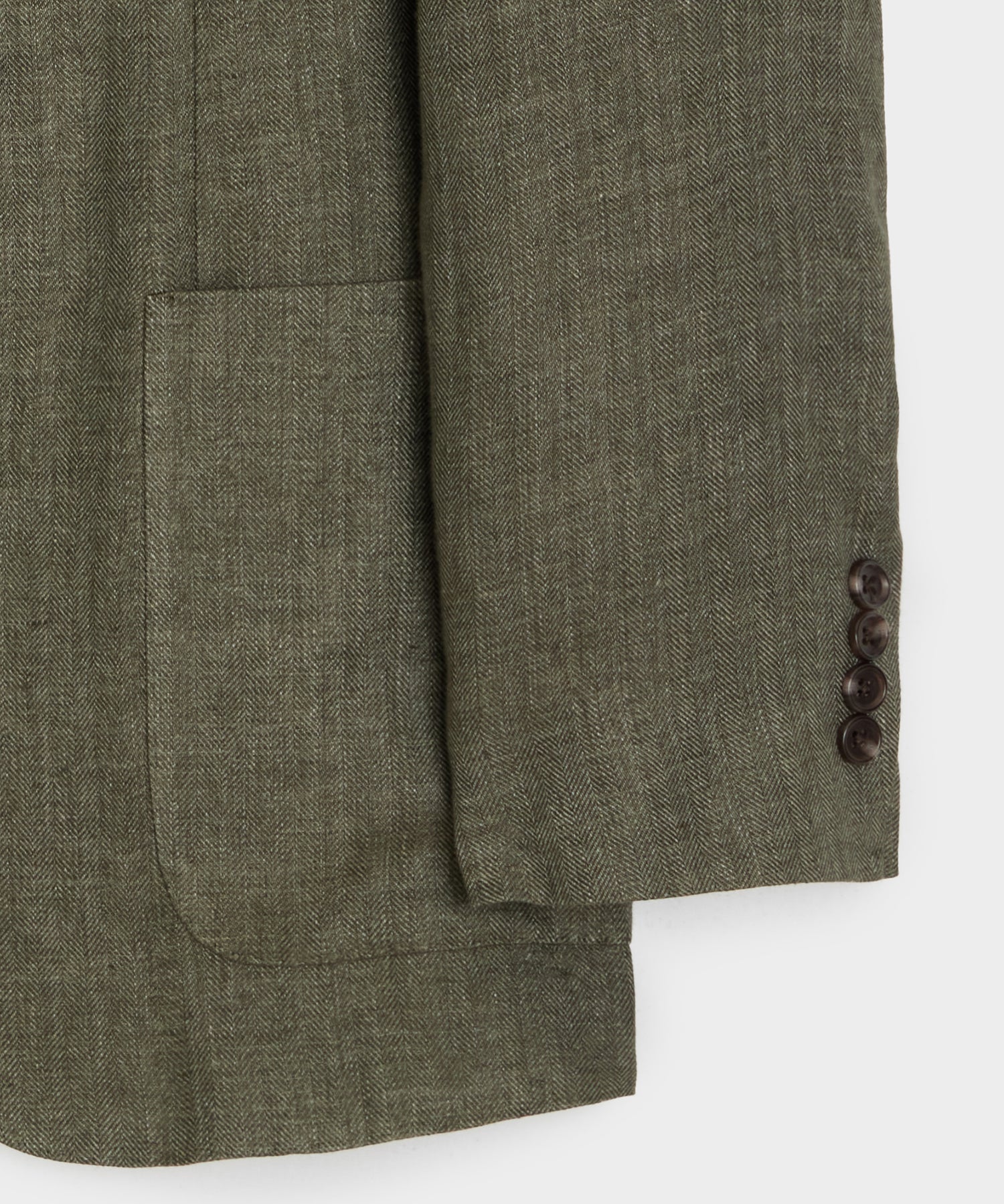 Italian Linen Herringbone Sport Coat