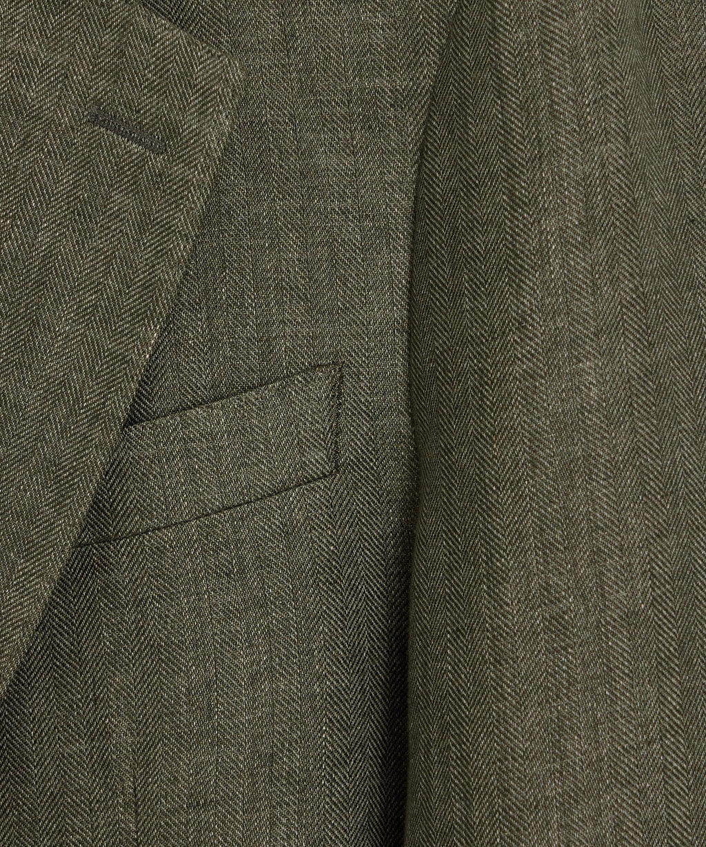 Italian Linen Herringbone Sport Coat