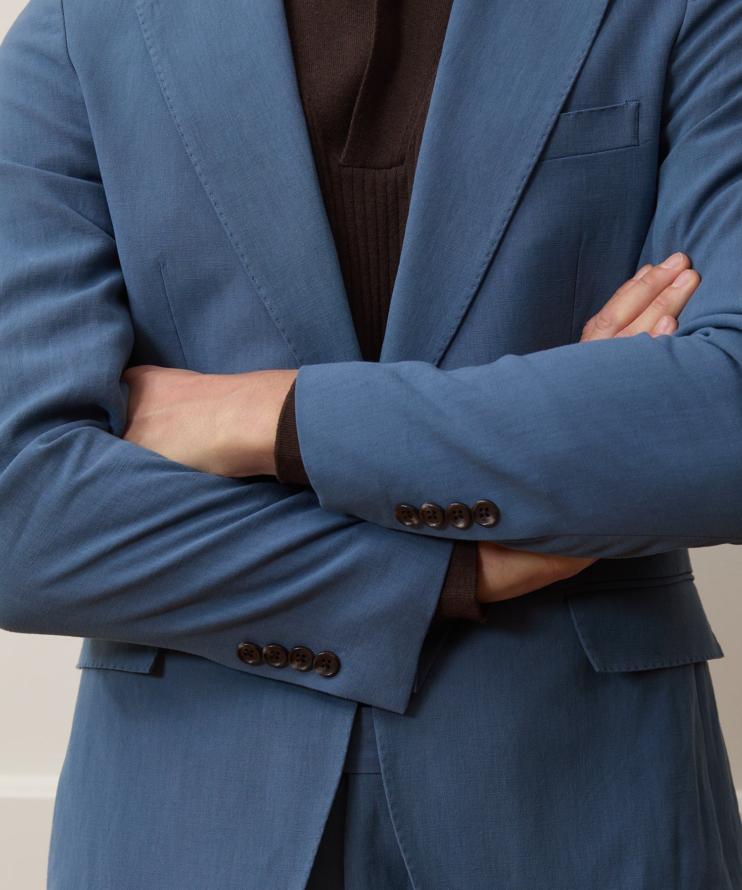 Italian Sueded Linen Sutton Jacket