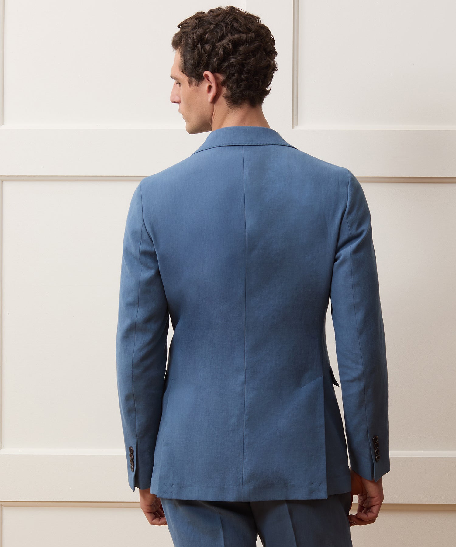 Italian Sueded Linen Sutton Suit