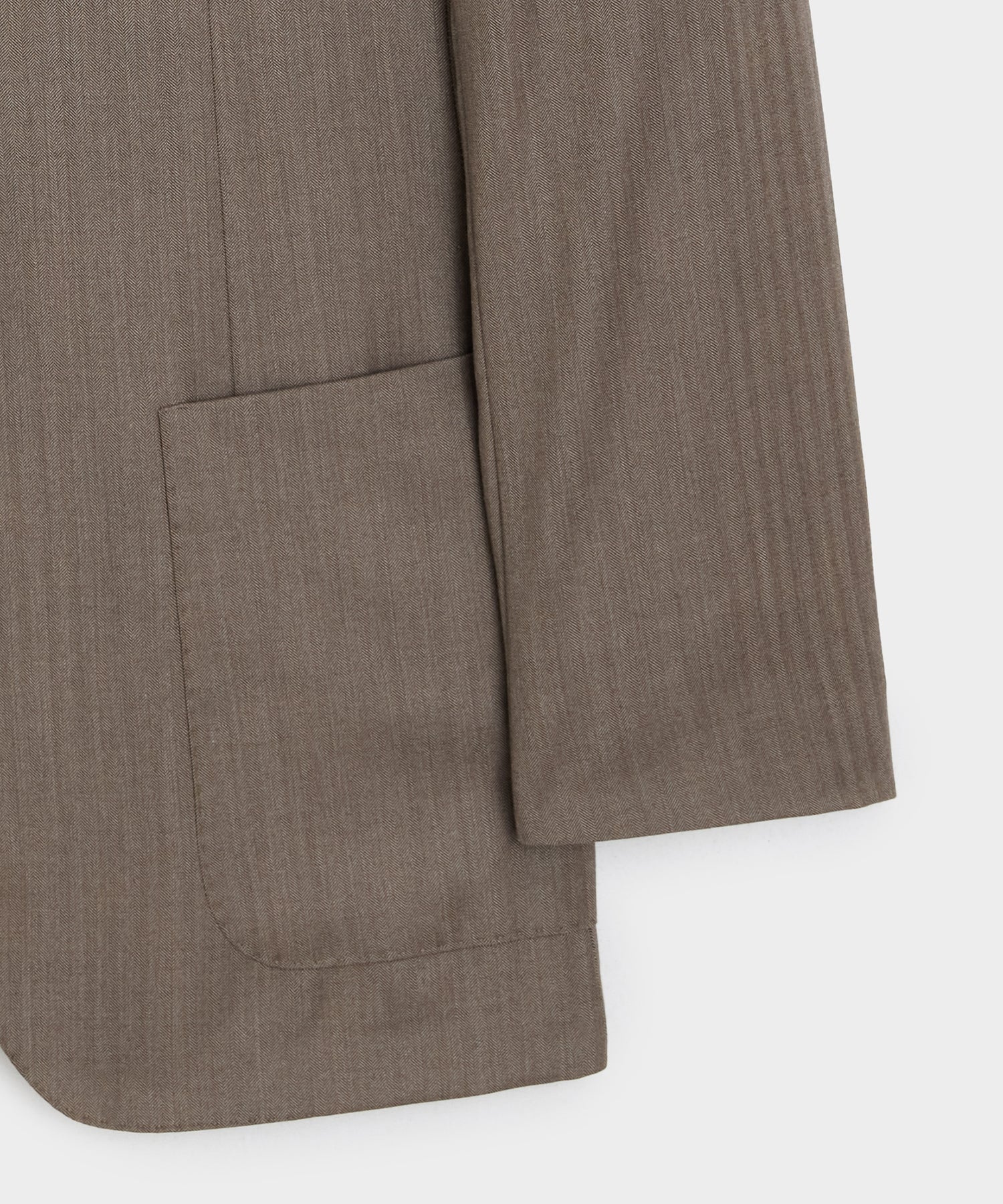 Italian Wool Herringbone Madison Jacket