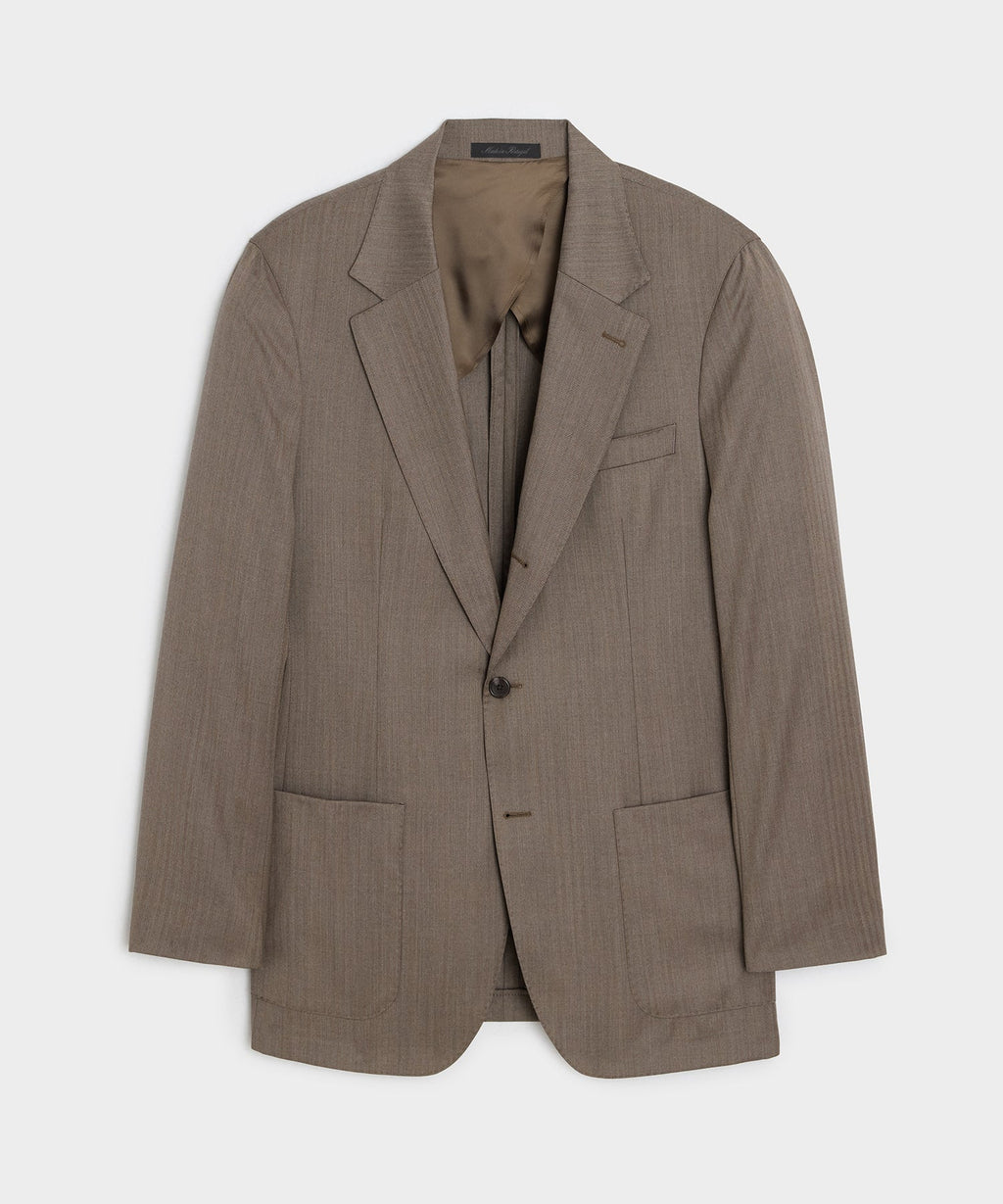 Italian Wool Herringbone Madison Jacket