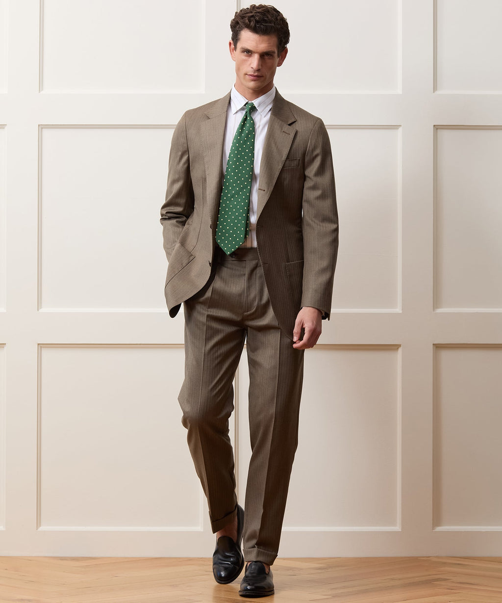 Italian Wool Herringbone Madison Jacket