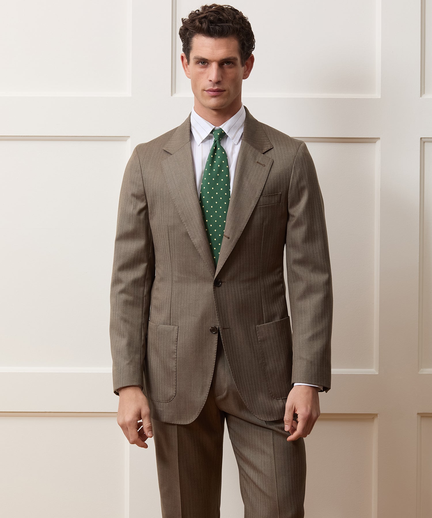 Italian Wool Herringbone Madison Jacket