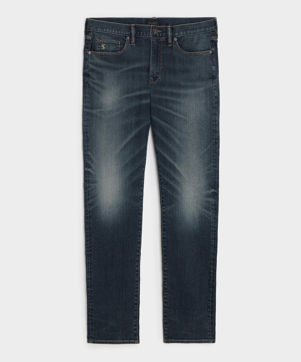 Slim Fit Jean in Slub Worn Wash