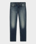 High-Rise Slim Stretch Jean in Vintage Knee