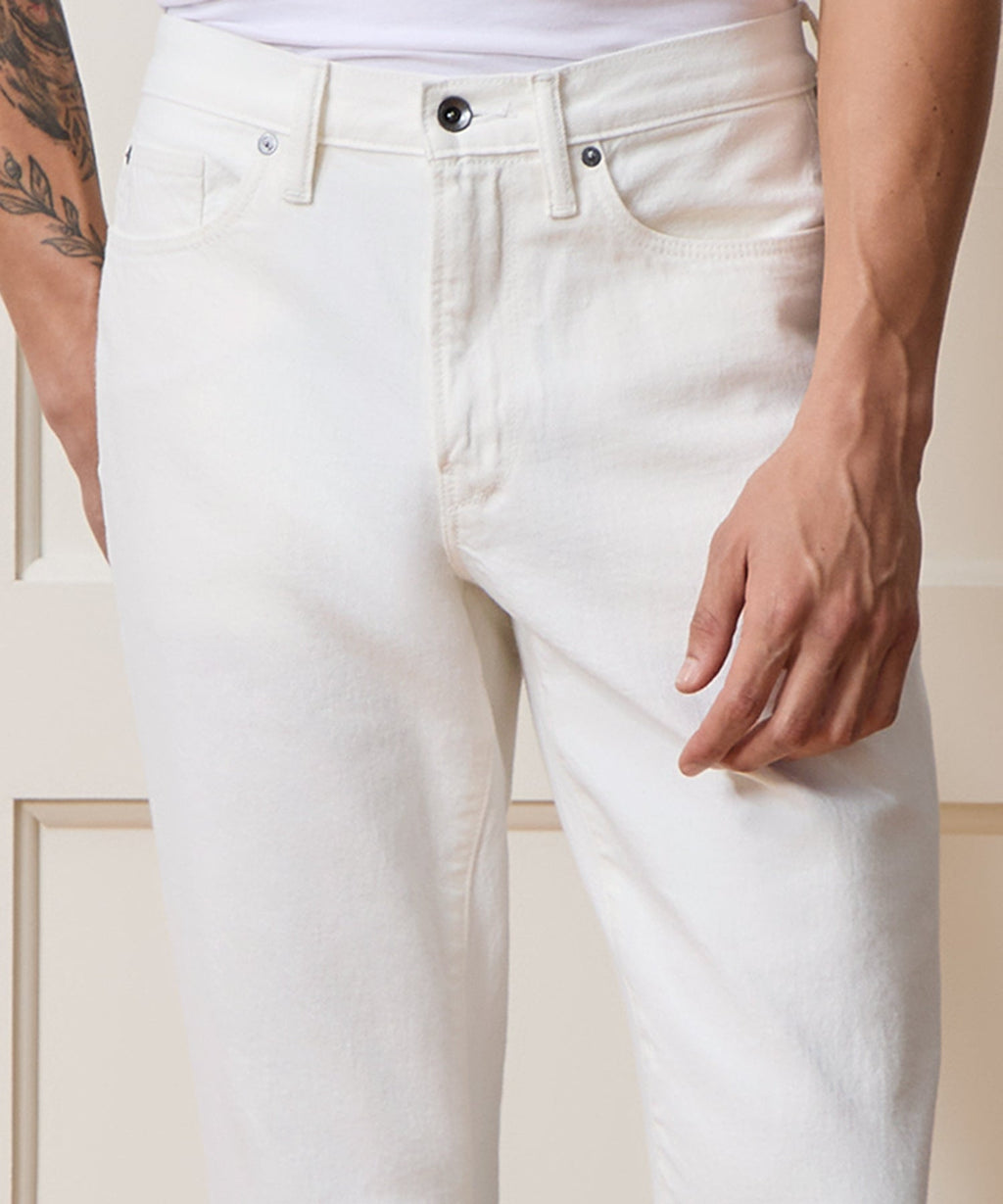 Western Jean in White