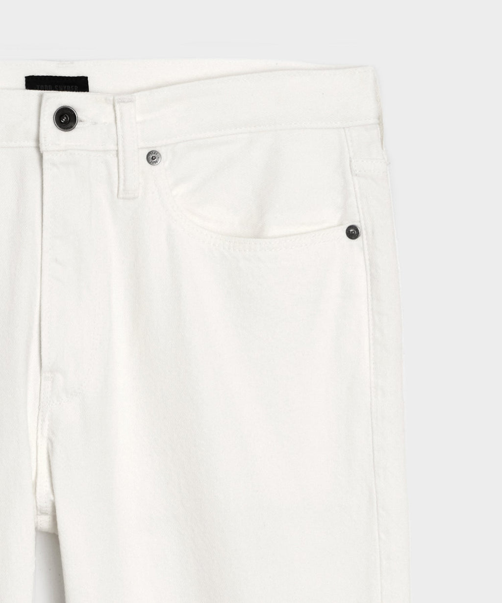 Western Jean in White