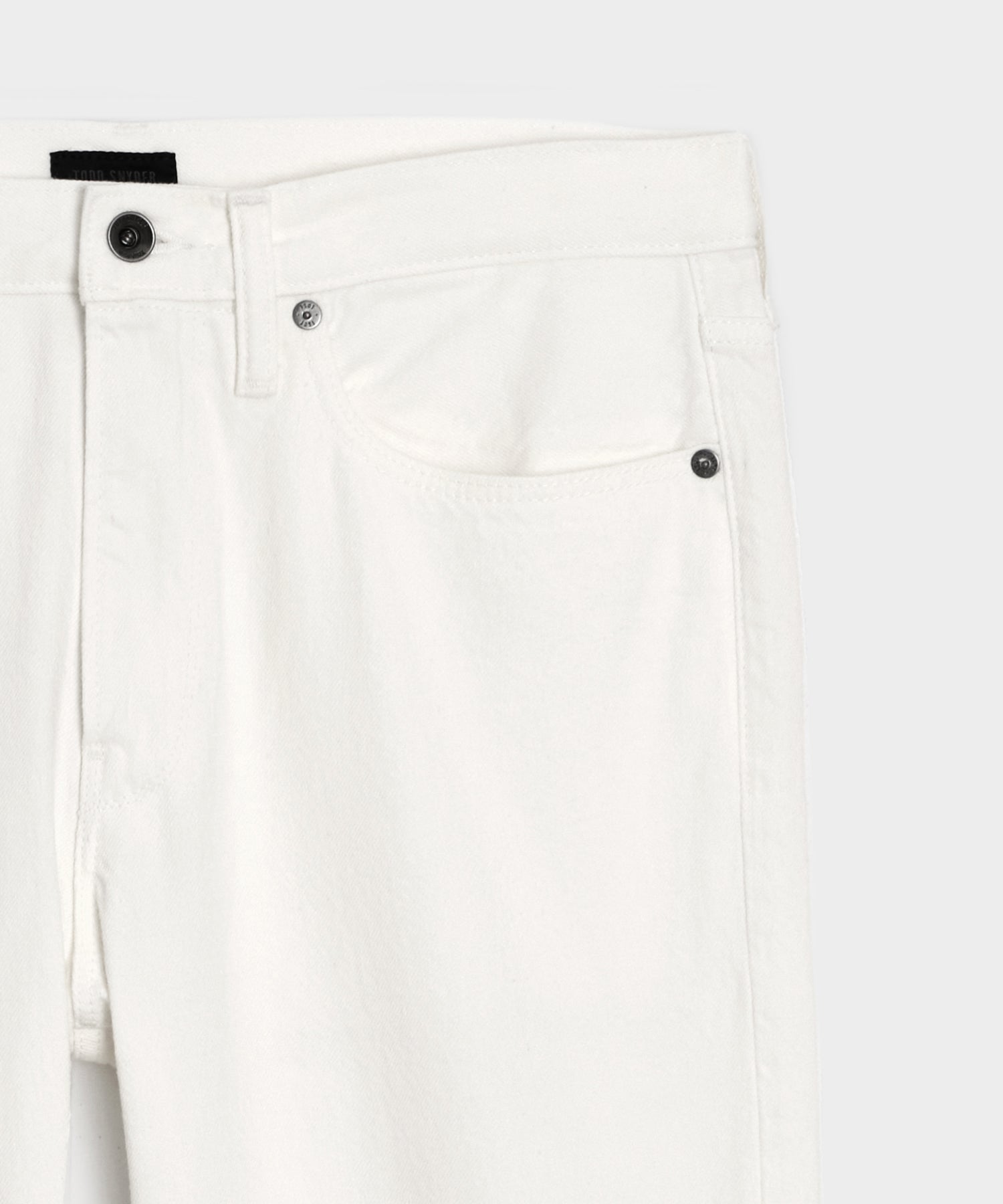Western Jean in White
