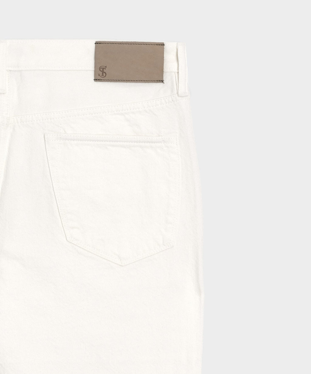Western Jean in White